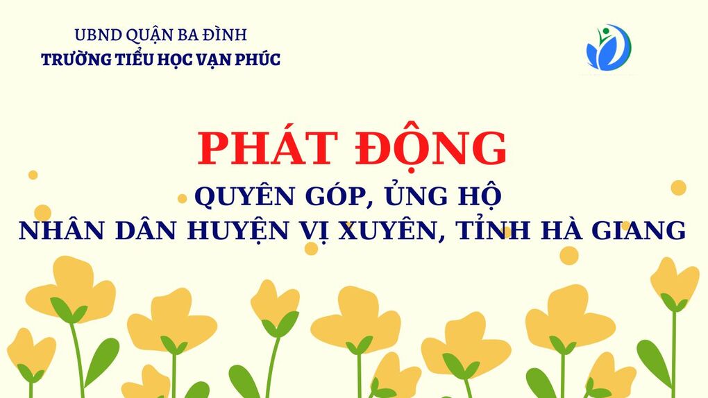 Phát động quyên góp, ủng hộ nhân dân huyện Vị Xuyên, tỉnh Hà Giang