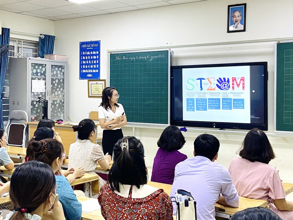 Trường Tiểu học Vạn Phúc tổ chức tập huấn " Dạy học STEM "