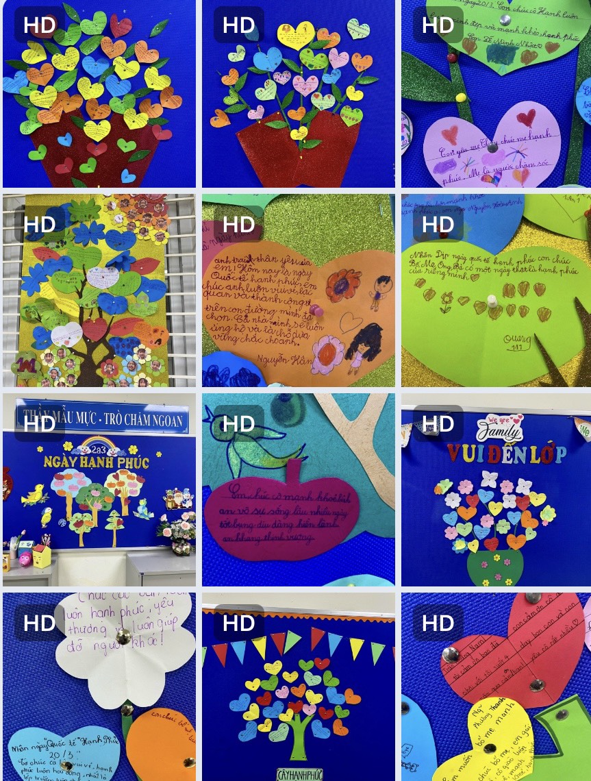 Quốc tế Hạnh phúc 20/3 - "Ngày hội trồng cây hạnh phúc" của các bạn học sinh Trường Tiểu học Vạn Phúc